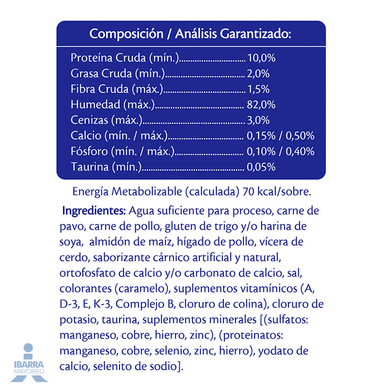 Alimento Purina Felix Pavo 85 g