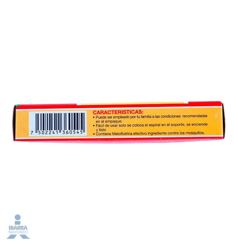 Insecticida Vape Jumbo Espiral 10 pzas.