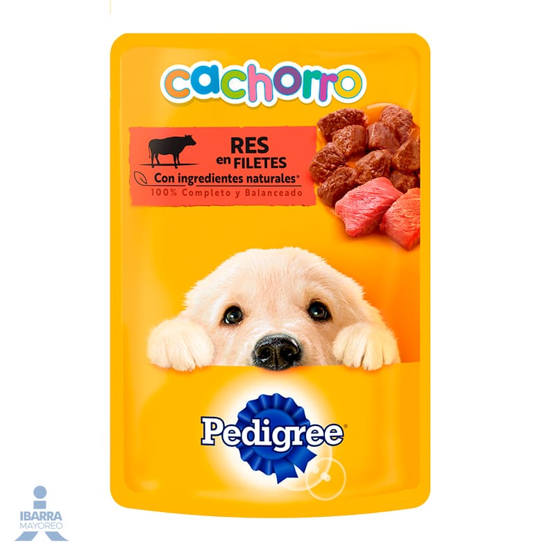 Alimento Pedigree Puppy Cachorro Res 100 g