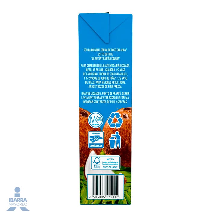 Crema de Coco Calahua 1 L