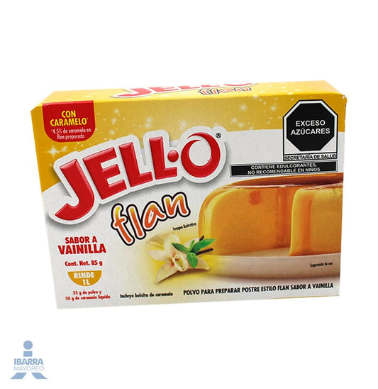 Flan Jell-O con caramelo 35 g