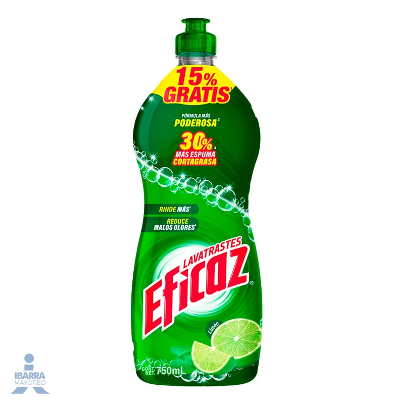 Detergente Eficaz Limón 750 ml Oferta