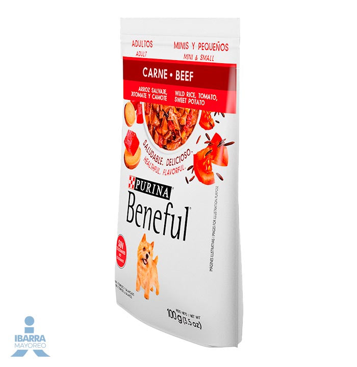 Beneful alimento húmedo adultos minis carne 100 g