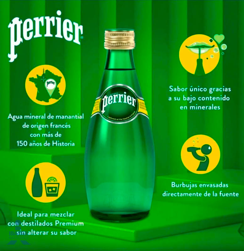 Agua Mineralizada Perrier 330 ml