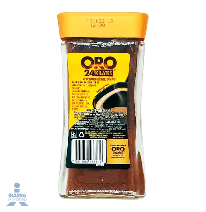 Café Oro 24 Kilates 75 g