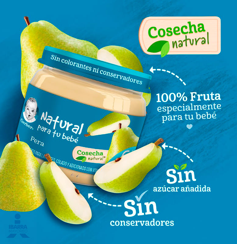 Gerber Colado Pera Etapa 2 100 g