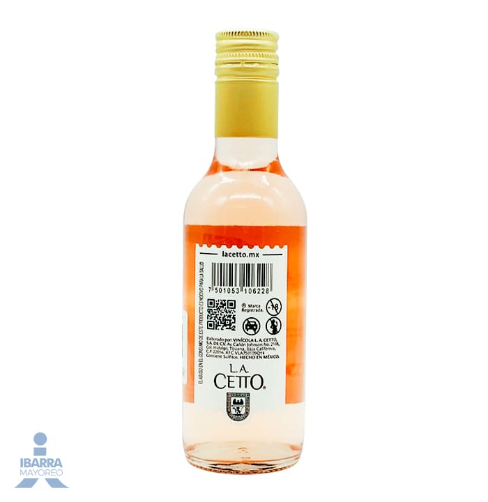 Vino Rosado La Cetto Blanc de Zinfandel 187 ml