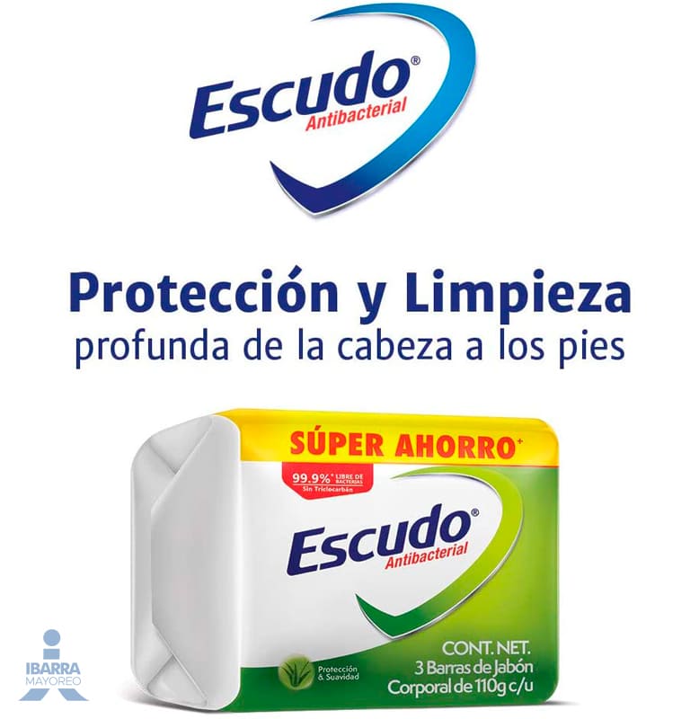 Jabón de tocador Escudo Verde 3/110 g