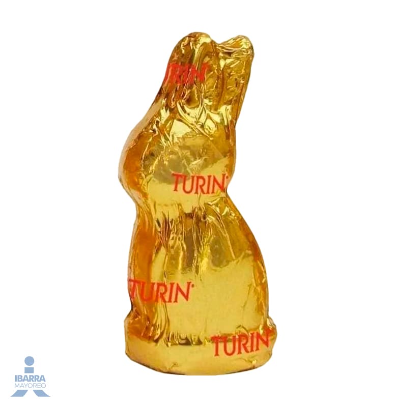 Chocolate Turin Conejo Vitrolero 30 pzas