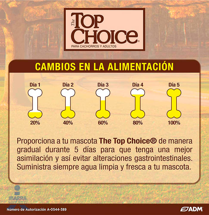 Alimento Ganador Top Choice 25 kg