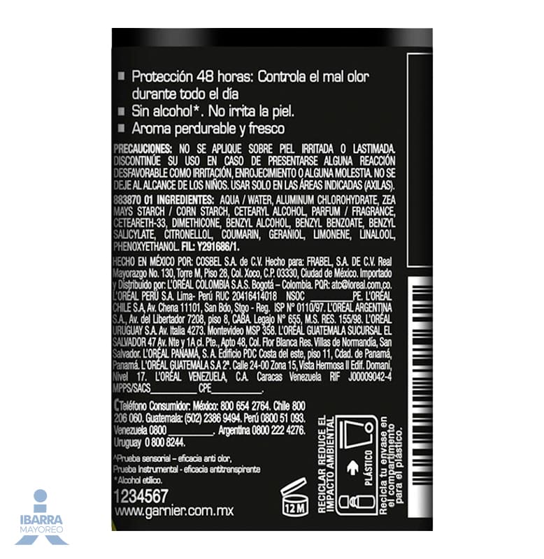 Desodorante Obao Hombre Fresh Explosion Roll On 65 g