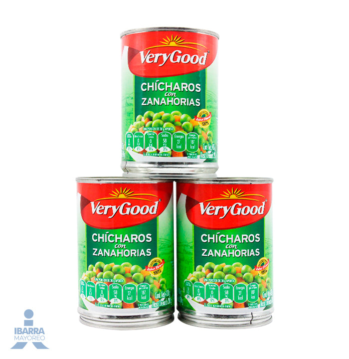 Chícharos con Zanahoria Very Good 430 g