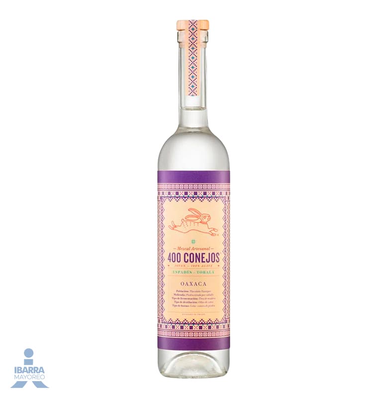 Mezcal 400 Conejos Tobalá 750 ml