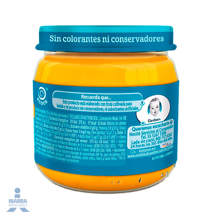 Gerber Colado Coctel de Frutas Etapa 2 113 g