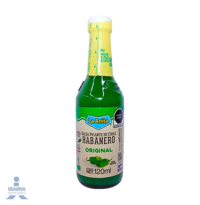 Salsa Habanera Verde La Anita 120 ml