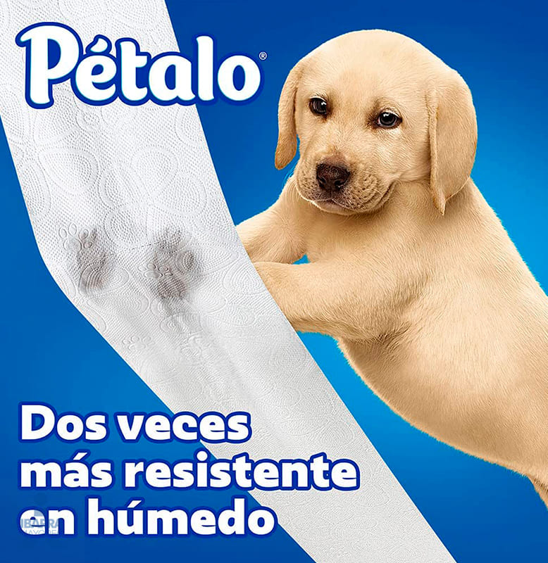 Papel Higiénico Pétalo Ultra Resistente 300 hojas 4 rollos