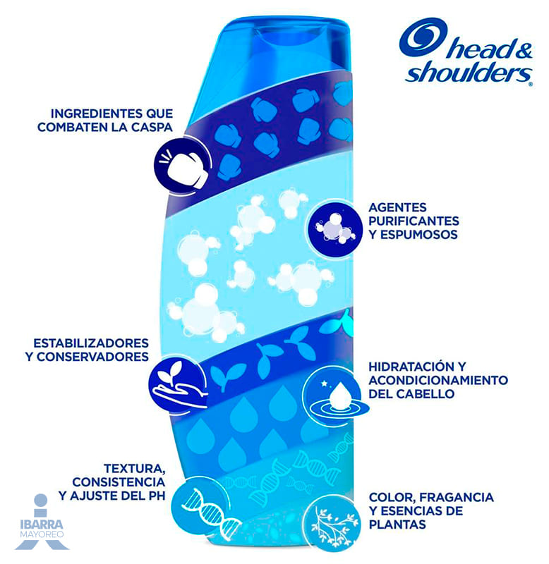 Shampoo Head & Shoulders Manzana 375 ml
