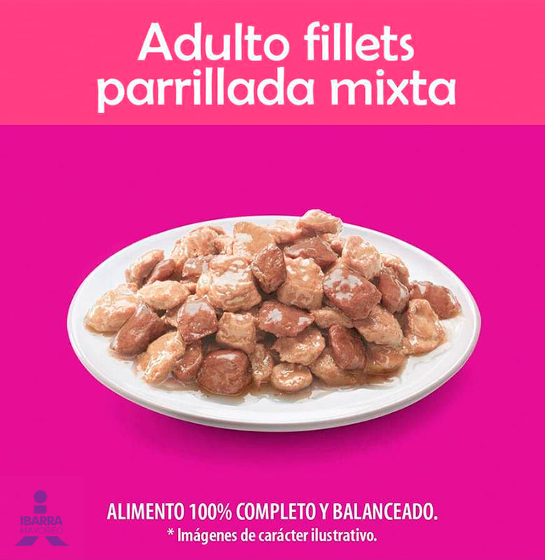Alimento Whiskas Parrillada Mixtra 85 g