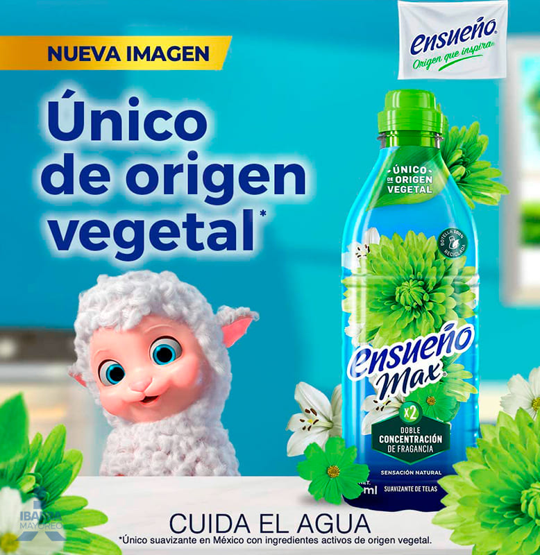 Suavizante Ensueño Max Sensación Natural 850 ml