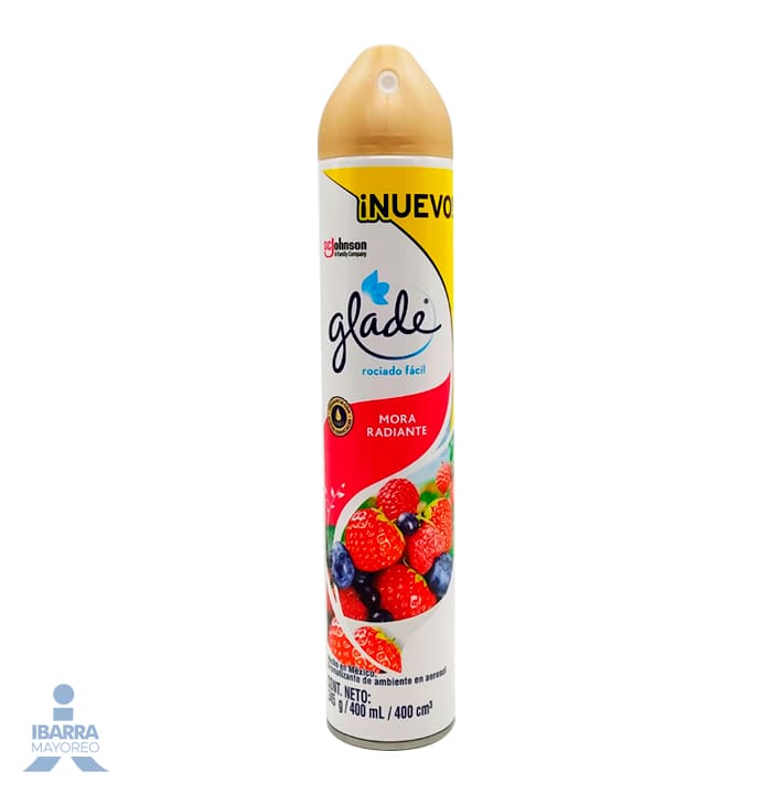 Aromatizante Glade Mora Radiante Aerosol 400 ml