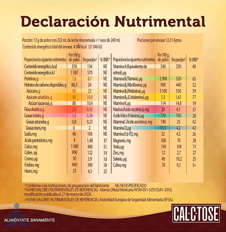 Chocolate Cal-C-Tose Bolsa 160 g
