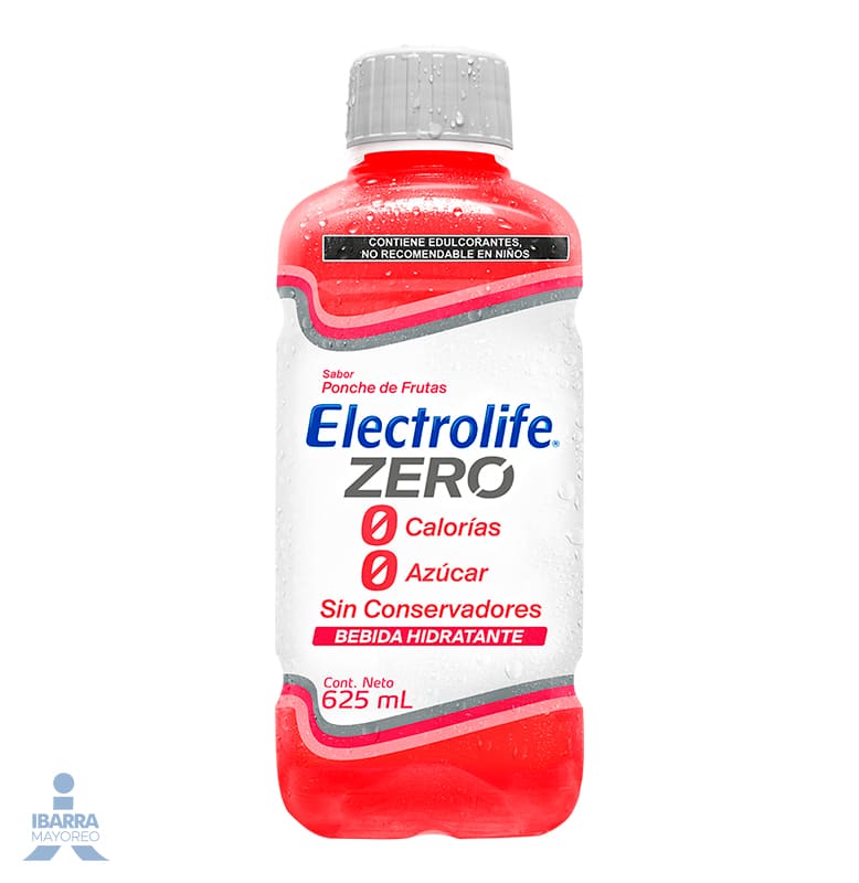 Bebida Electrolife Zero Ponche de Frutas 625 ml