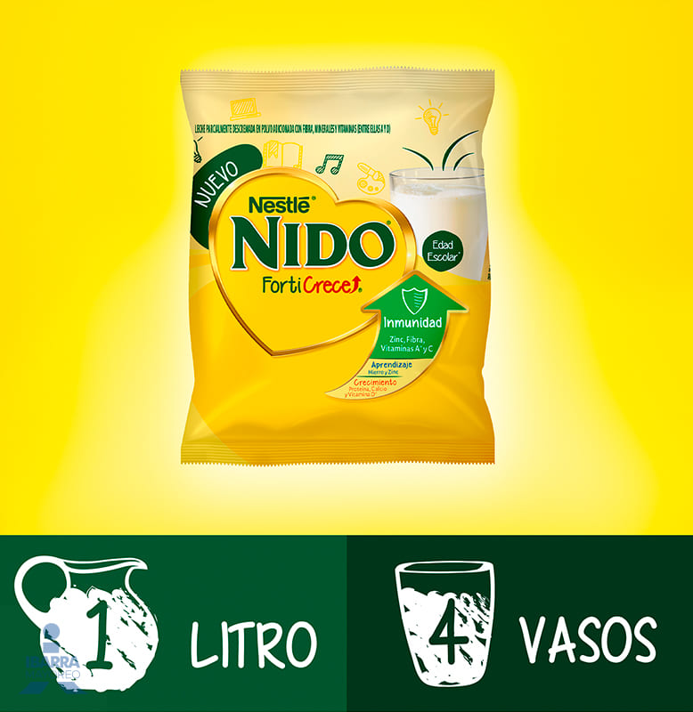 Leche Nido Forticrece Bolsa 120 g