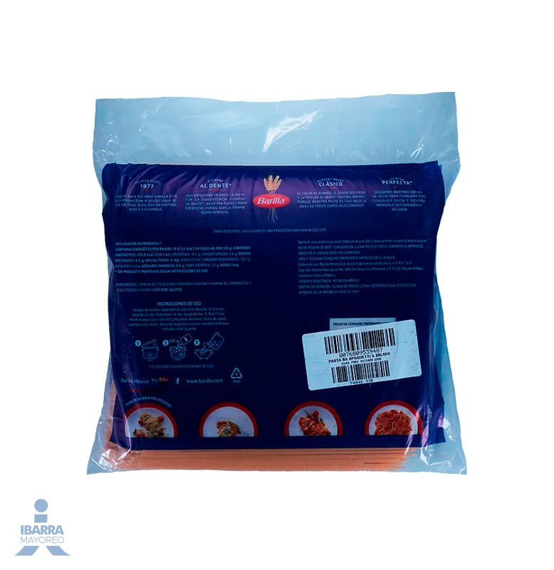 Pasta Barilla Spaguetti no. 5 4 kg
