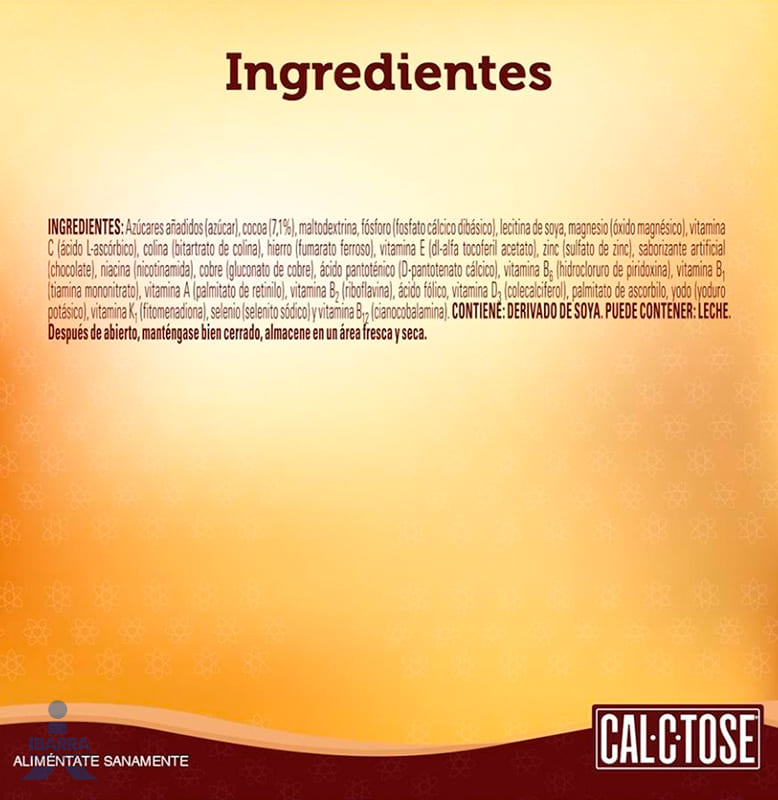 Chocolate Cal-C-Tose Bolsa 160 g