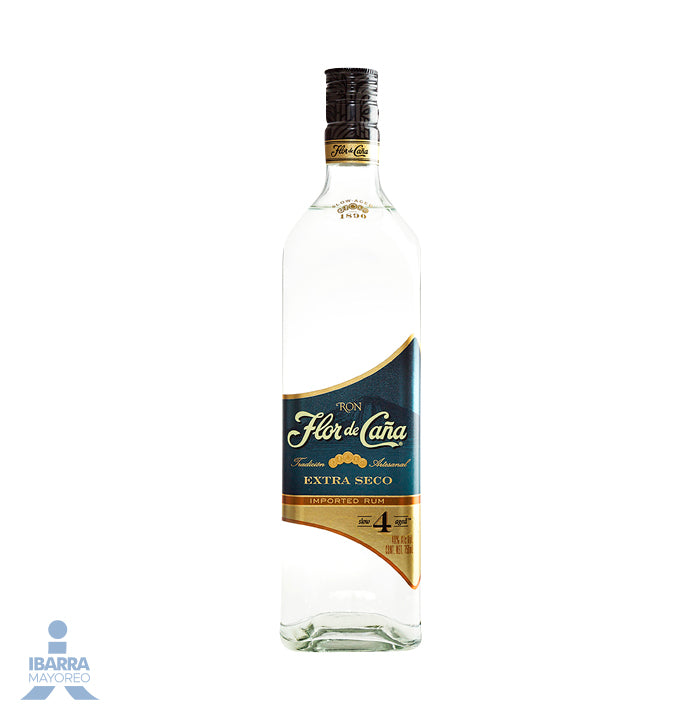 Ron Flor de Caña Blanco 4 Años 750 ml