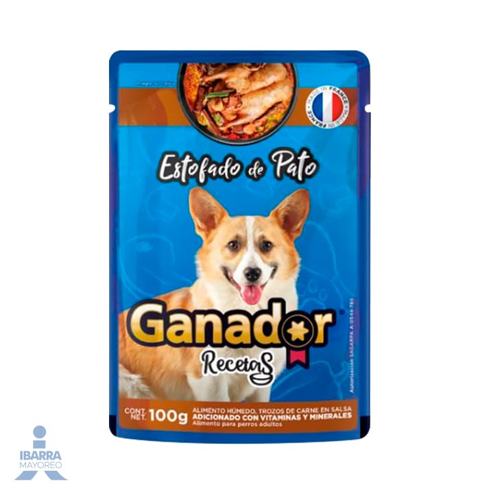 Alimento Ganador Estofado de Pato 100 g
