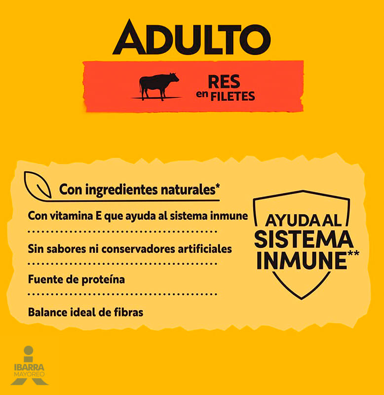 Alimento Pedigree Adulto Res 100 g