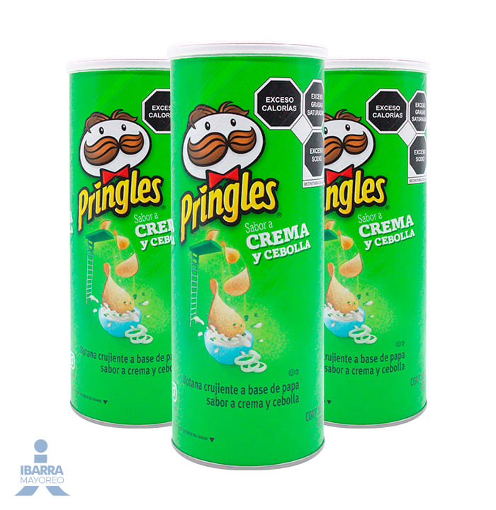 Pringles Papas Crema Cebolla 124 g