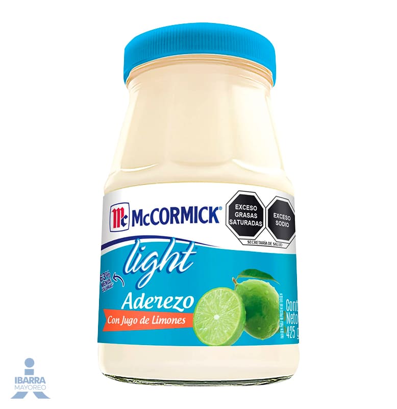 Mayonesa Aderezo McCormick Light con Limón 425 g