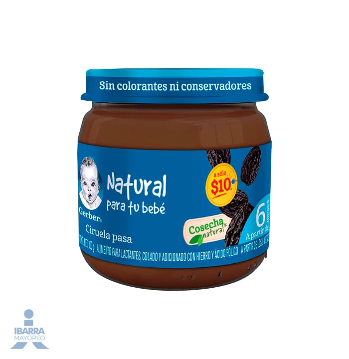Gerber Colado Ciruela Pasa Etapa 2 100 g