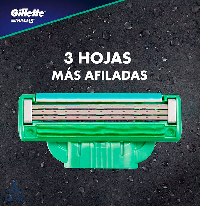 Rastrillo Gillette Mach3 Sensitive GRATIS 2 cartuchos
