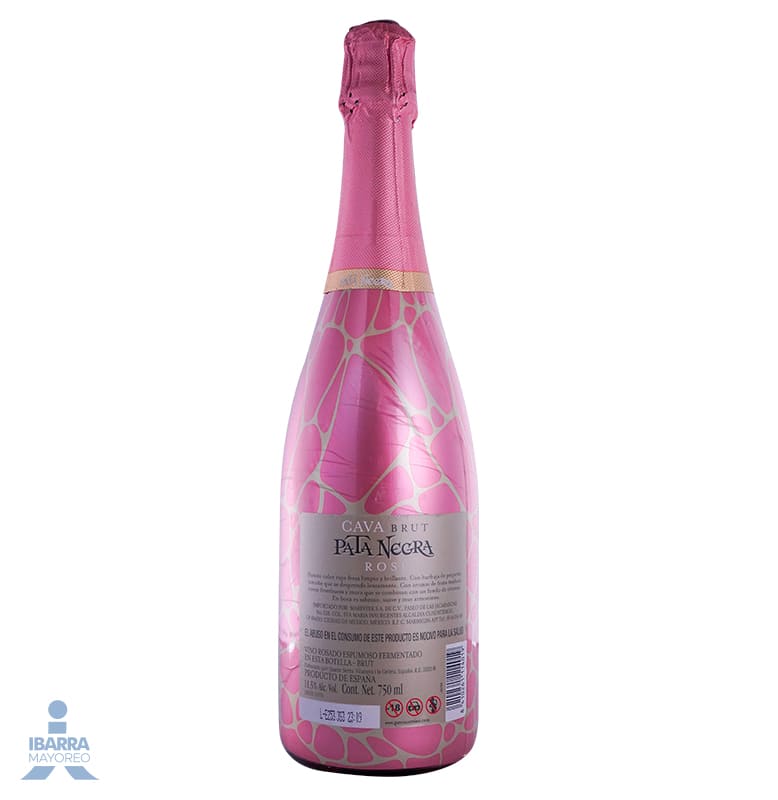 Vino Espumoso Rosado Pata Negra Cava Brut 750 ml