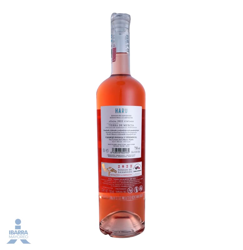 Vino Rosado Haru 750 ml