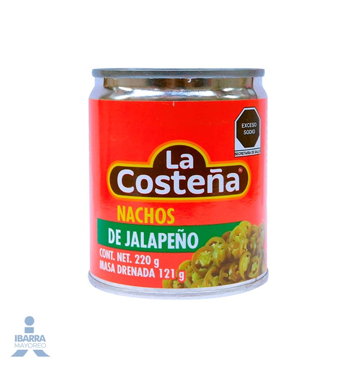 Chiles Jalapeños Rodajas La Costeña 220 g