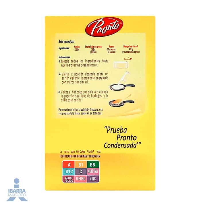 Harina para Hot Cakes Pronto 350 g