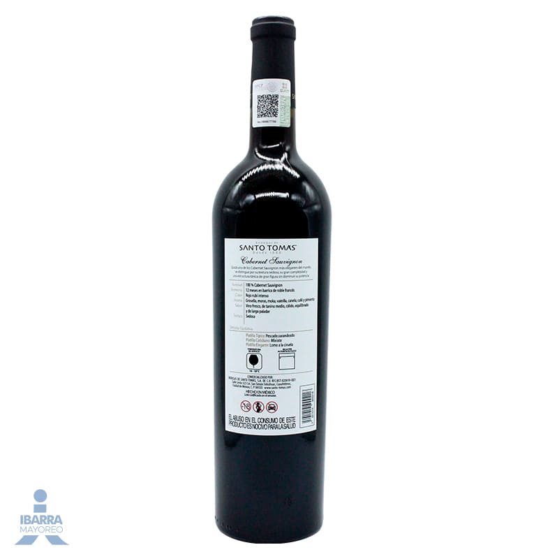Vino Tinto Santo Tomás Cabernet Sauvignon 750 ml