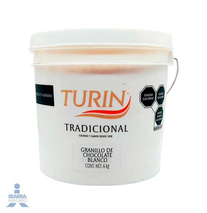 Chocolate Turin Granillo Blanco 6 kg