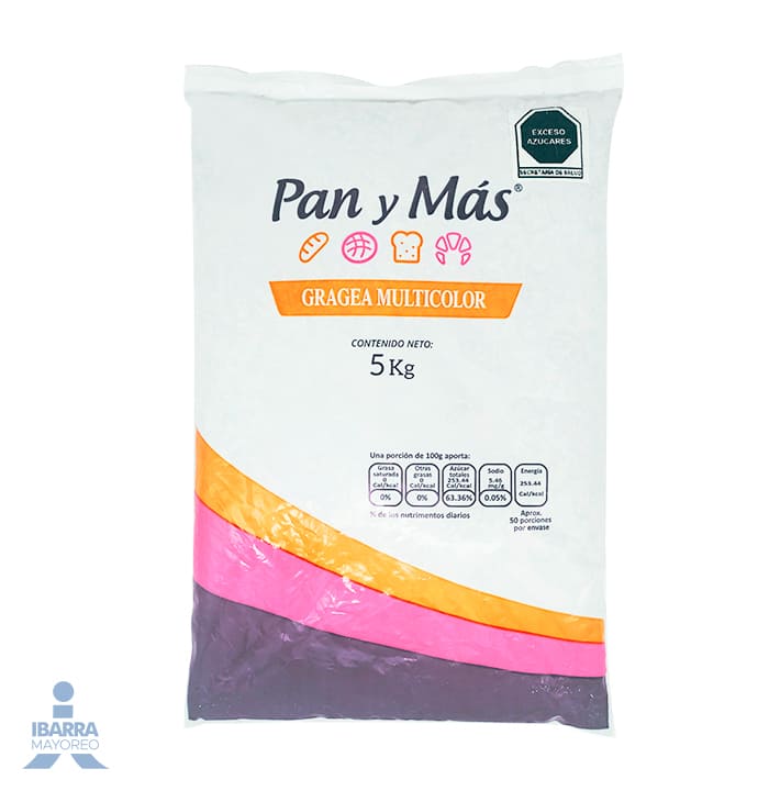 Gragea Pan y Más Multicolor 5 kg