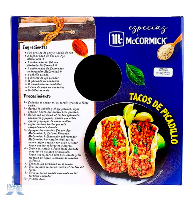 Paquete Culinario McCormick + Comal