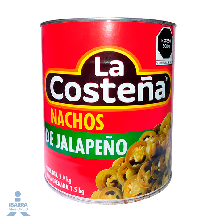 Chiles Jalapeños Rodajas La Costeña 2.8 kg