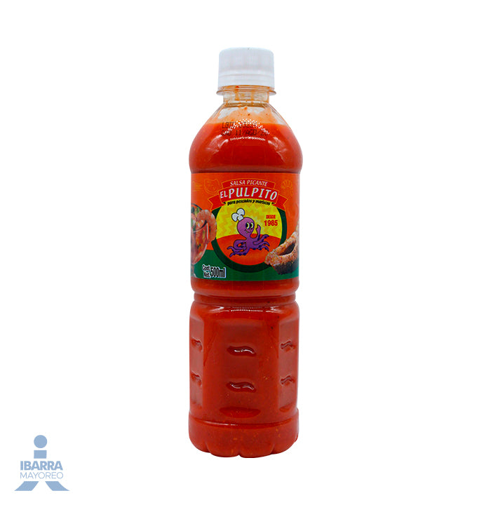 Salsa Picante Roja El Pulpito 500 ml
