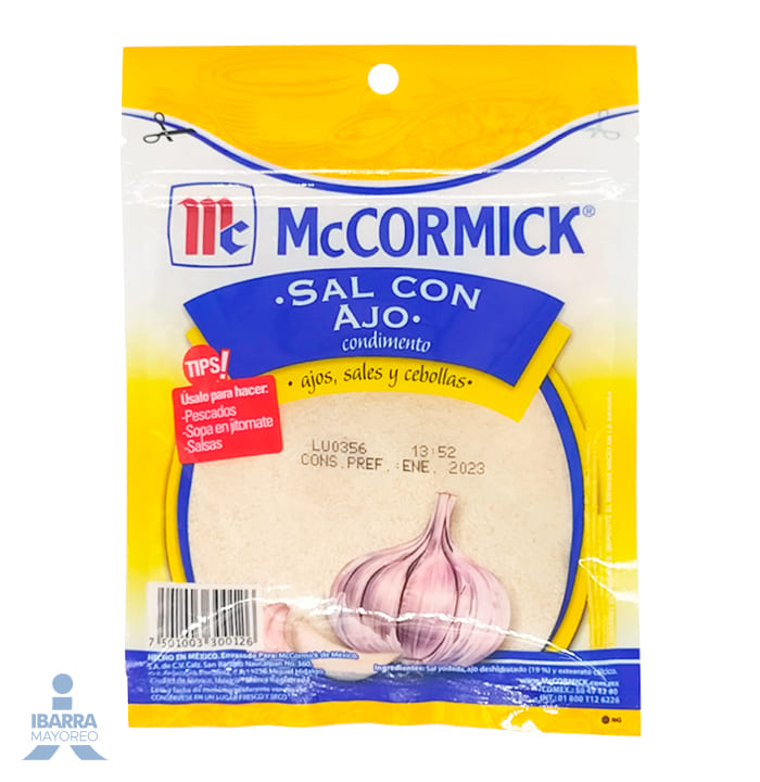 Especia Sal con Ajo McCormick 90 g