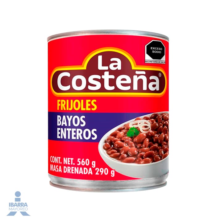 Frijol Bayo Entero La Costeña 560 g