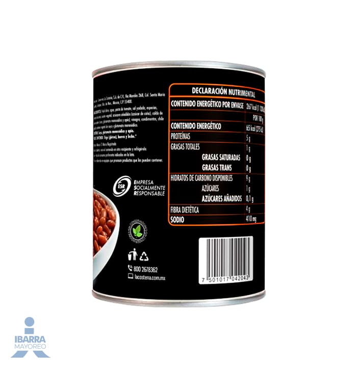 Frijol Ranch La Costeña 410 g