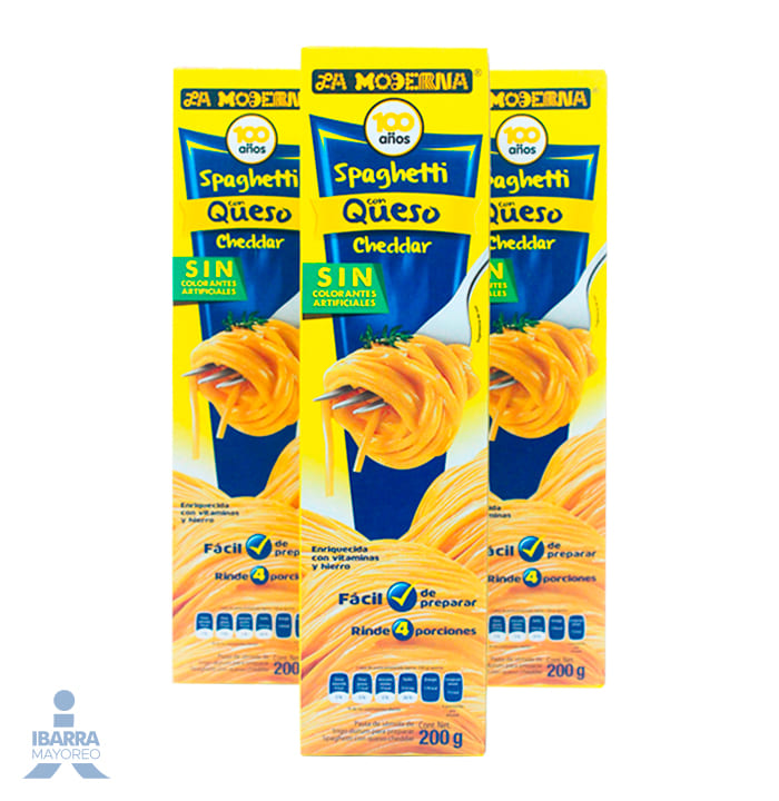 Pasta La Moderna Spaghetti Queso 200 g